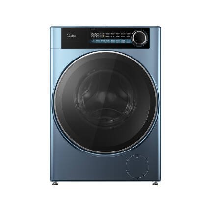 美的元气MD100S11 滚筒洗干一体机 石砾青