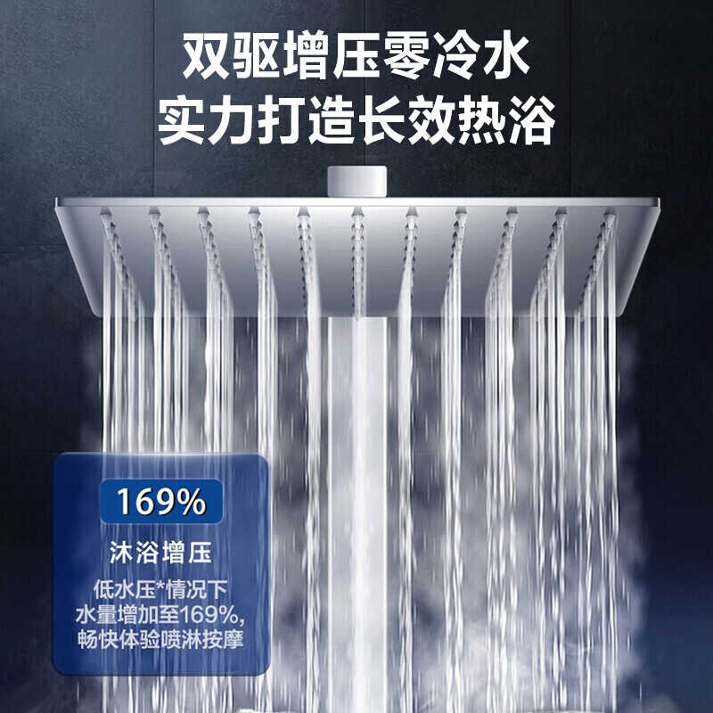 【年度推荐】美的燃气热水器 16L 双增压零冷水 五重抑菌 NT1Pro (RD3PRO同款)天然气