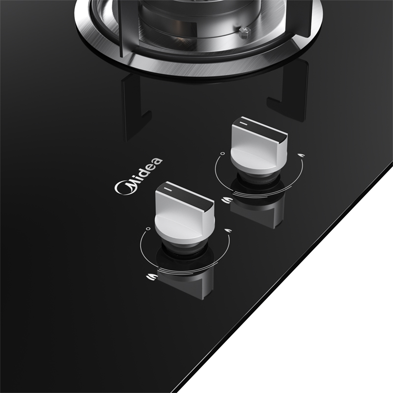 JZT-QW08 嵌入式燃气灶 玻璃 双头 天然气 一级 OEM