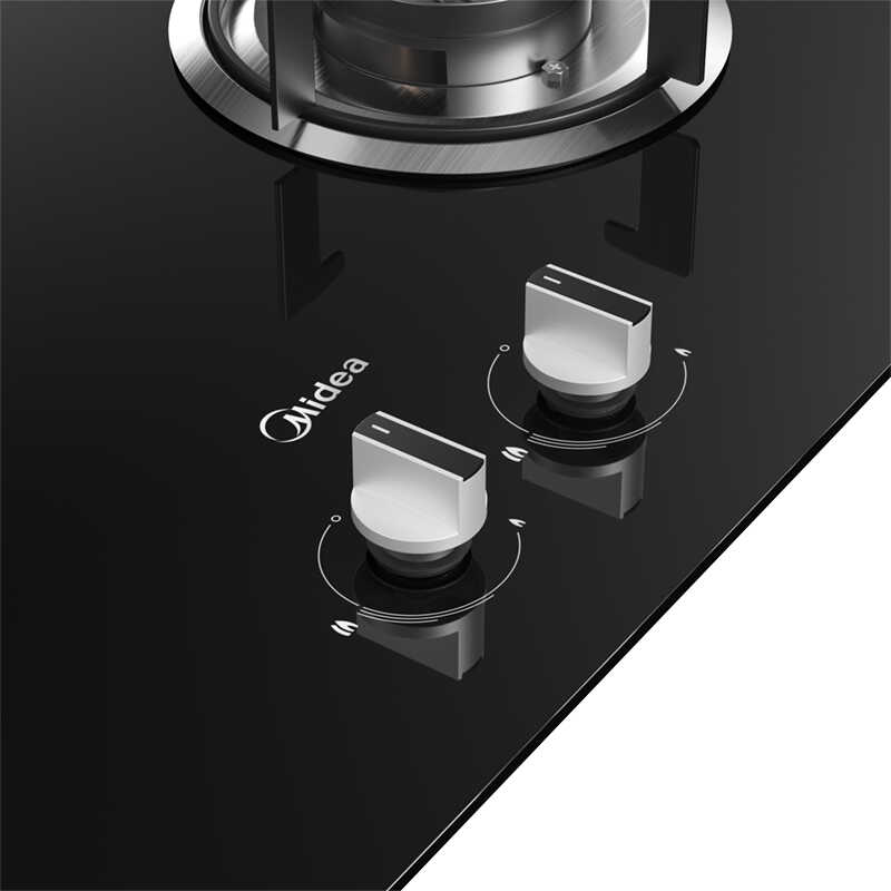 JZY-QW08 嵌入式燃气灶 玻璃 双头 液化气 一级 OEM