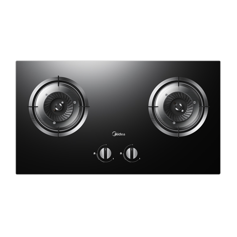 JZT-QW08 嵌入式燃气灶 玻璃 双头 天然气 一级 OEM