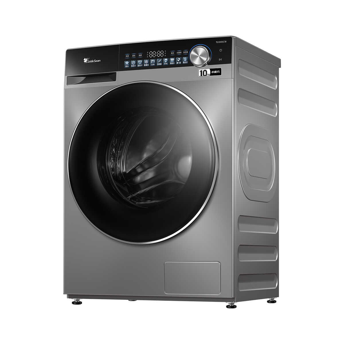 TG100SC18 滚筒洗衣机 巴赫银 220V,1Ph 50Hz 转速1400 带银离子