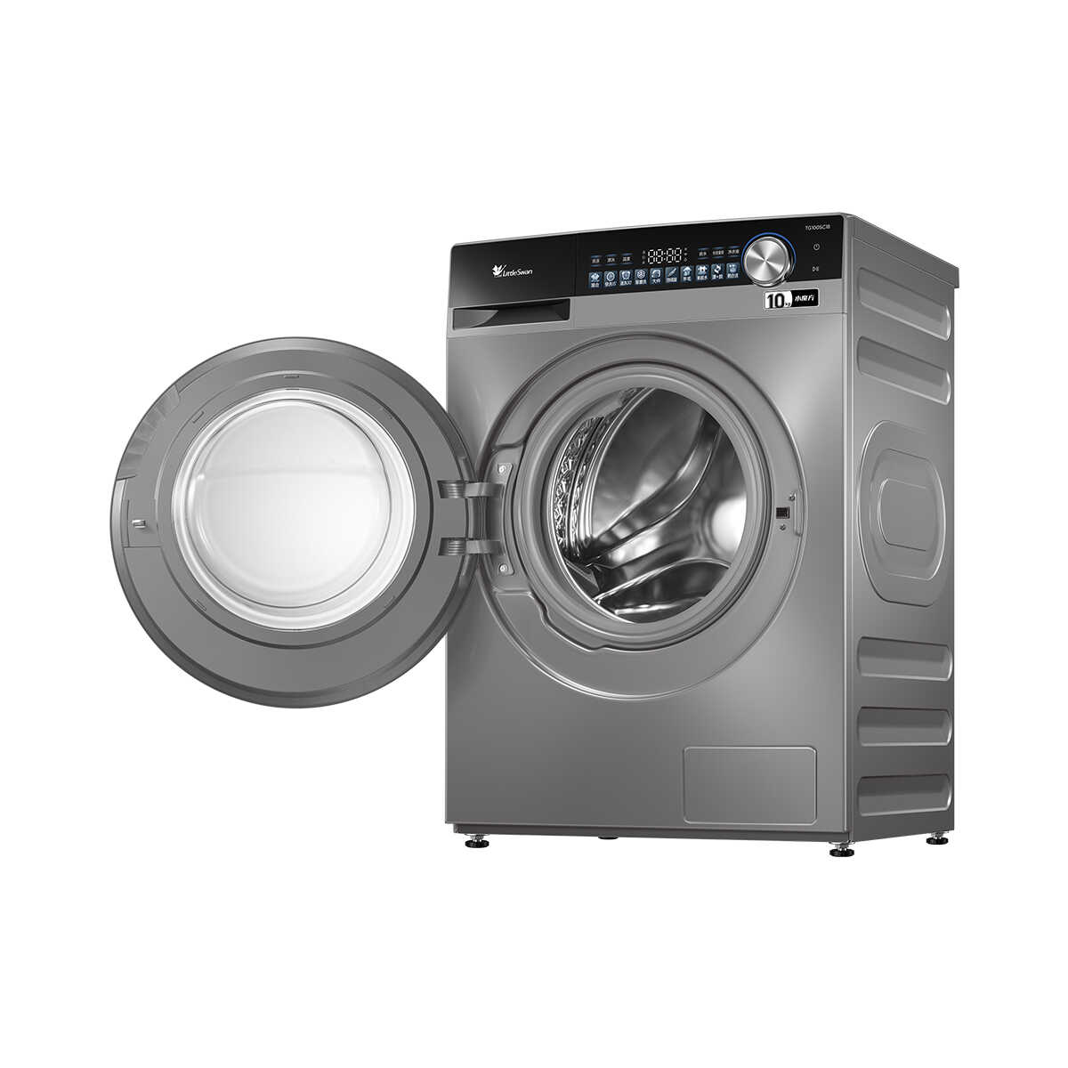 TG100SC18 滚筒洗衣机 巴赫银 220V,1Ph 50Hz 转速1400 带银离子