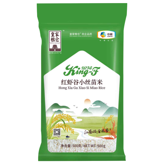 中粮皇家粮仓金花红虾谷小丝苗米500g