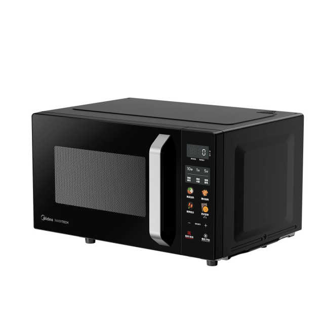 美的家用变频微波炉烤箱一体机 900W光波炉平板加热23升 C30 内置菜单一级能效轻音低噪