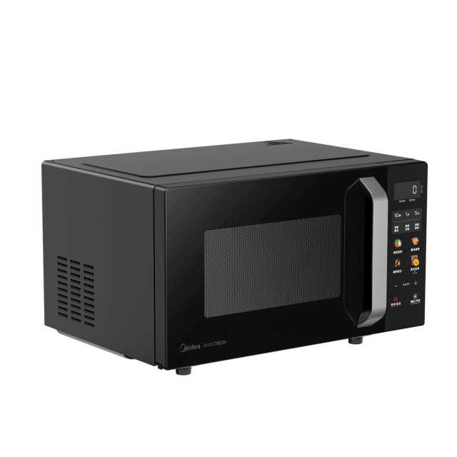 美的家用变频微波炉烤箱一体机 900W光波炉平板加热23升 C30 内置菜单一级能效轻音低噪