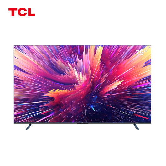 TCL 75V8E Pro 75英寸120Hz WiFi 6 Pro  金属全面屏 高色域电视