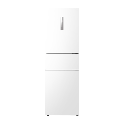 东芝小小白三门冰箱 271L 三门三温 一级双变频 GR-RM285WI-PM153