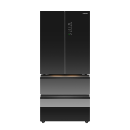 东芝冰箱 532L大容量 自动制冰 一级双变频镜面玻璃GR-RF559WI-PG1B1