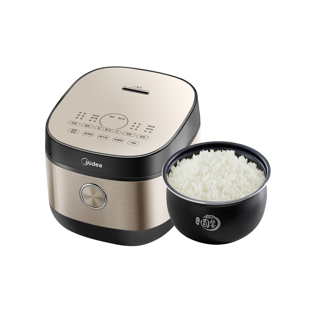 美的 全智能电饭煲 MB-RE572 匠银圆灶釜 4L容量
