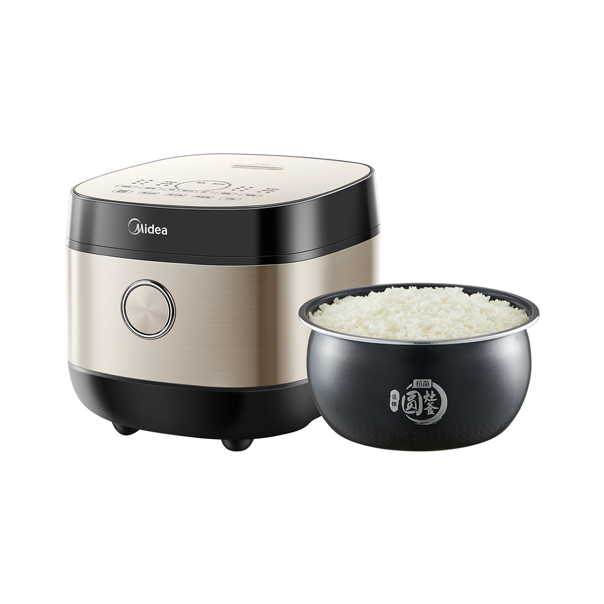 美的 全智能电饭煲 MB-RE572 匠银圆灶釜 4L容量