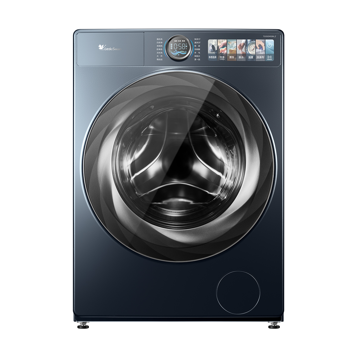 本色洗烘】小天鹅本色官方洗衣机蓝氧科技10KG滚筒洗烘一体机 