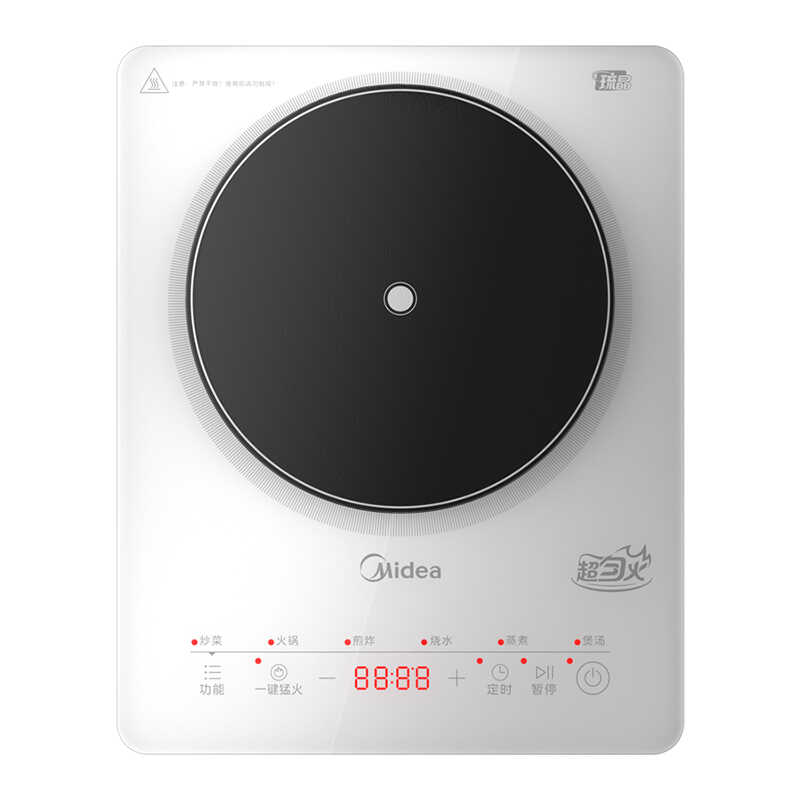 电磁炉 3D立体加热 5秒速热 臻彩琉晶面板 170mm匀火线圈盘 MC-22RB12