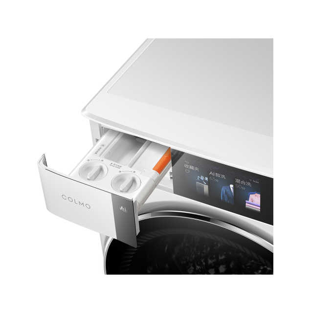 CLGT10WTLC 滚筒洗衣机 极地白 220V,1Ph 50Hz 转速1400 带银离子