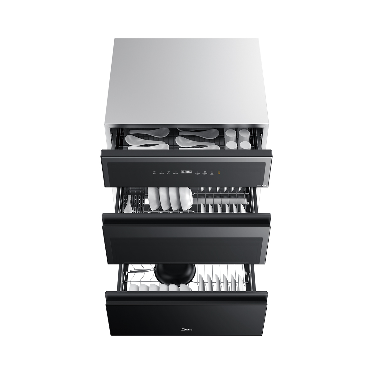 美的嵌入式消毒柜  180L三层三抽 二星消毒 智能消毒云管家 200JQ22