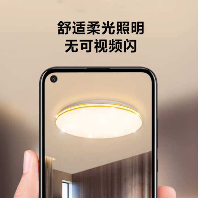 MX-24Y17 吸顶灯 明轩X2204/PVC满天星 金色