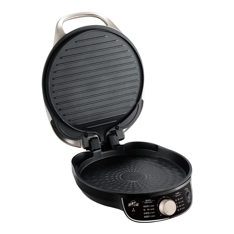 美的 电饼铛 1600W功率 双层环绕蒸汽 聚能晶钻烤盘  MC-JKC3023 