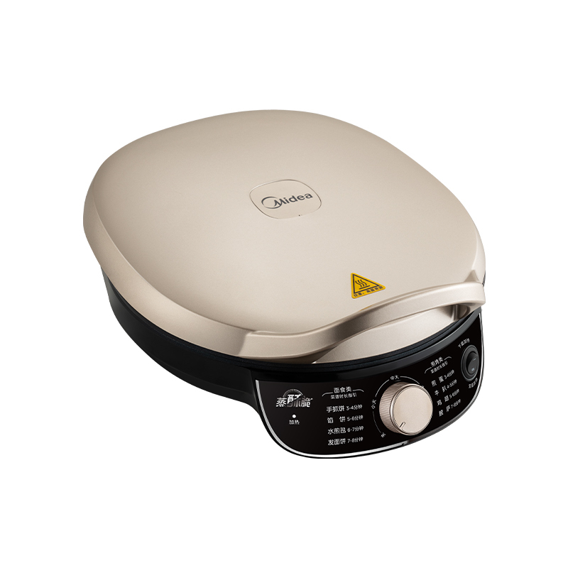 美的 电饼铛 1600W功率 双层环绕蒸汽 聚能晶钻烤盘  MC-JKC3023 