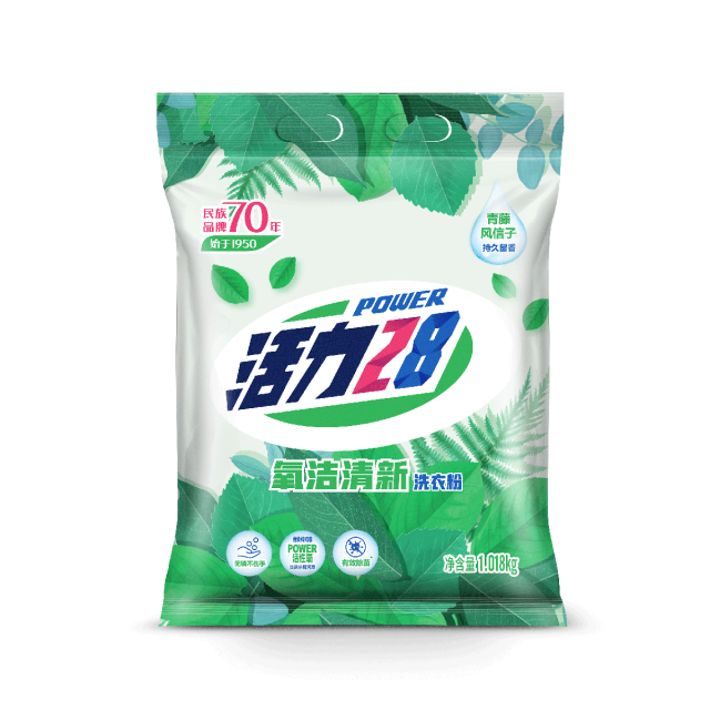 活力28氧洁清新洗衣粉1.018kg袋装
