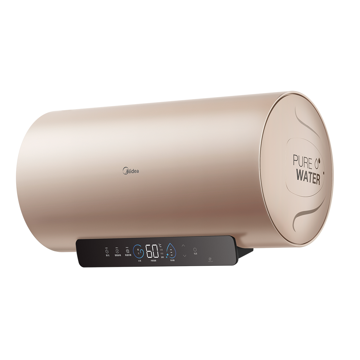 美的电热水器 50L 3300W速热 水量水质可视 双重杀菌 F5032-JE3(HE)