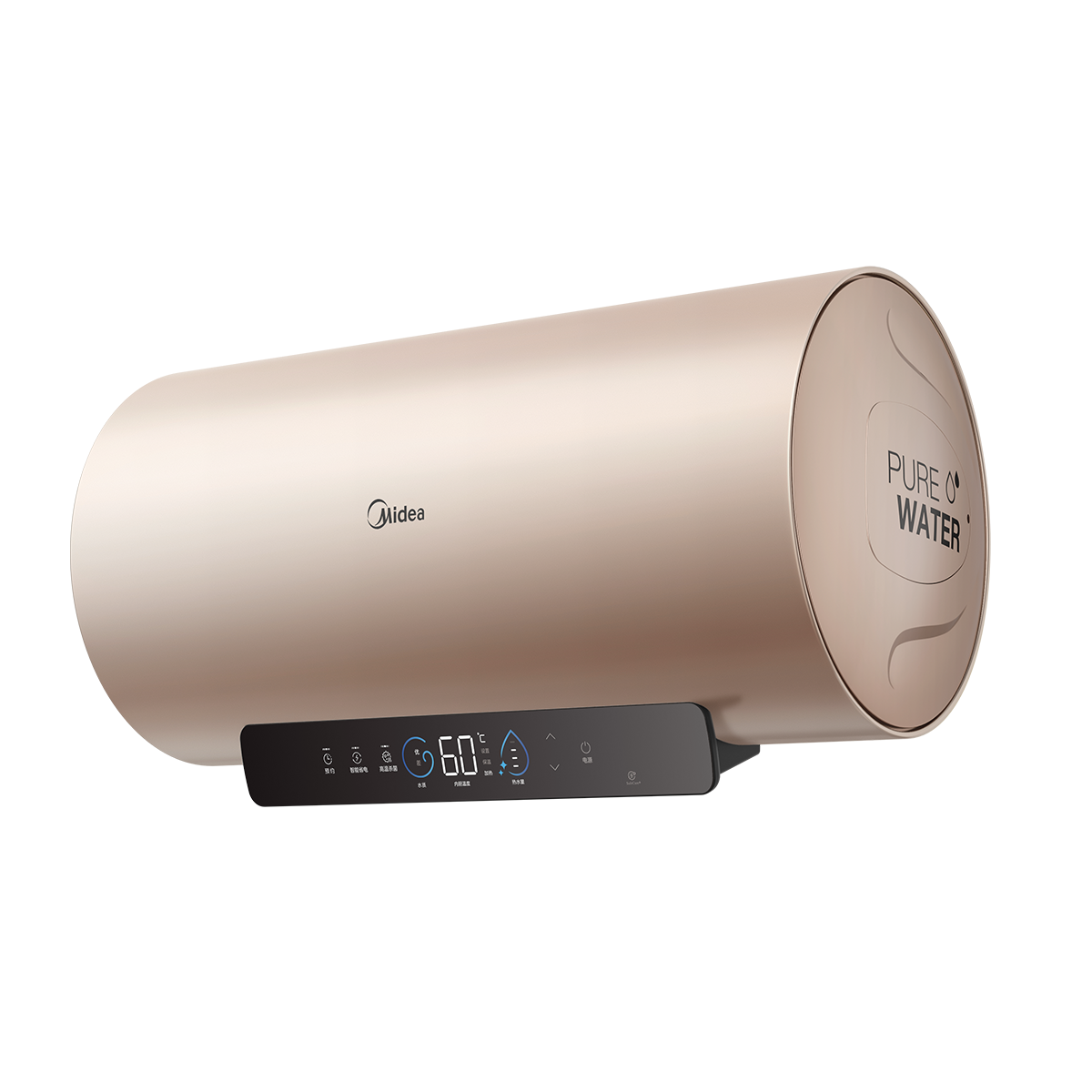 美的电热水器 50L 3300W速热 水量水质可视 双重杀菌 F5032-JE3(HE)