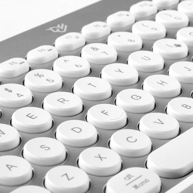 联想天骄 蓝牙无线键盘 - 皓月银