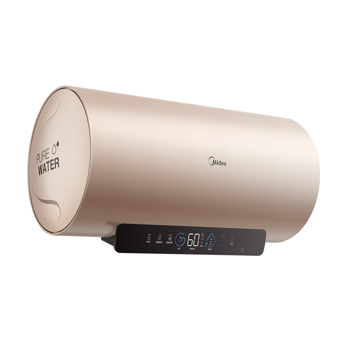 美的电热水器 50L 3300W速热 水量水质可视 双重杀菌 F5032-JE3(HE)