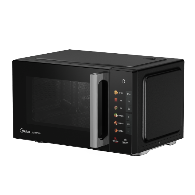美的（Midea）空气炸微波炉烤箱一体机 800W变频 不锈钢腔体 低噪音23L(C2F1)
