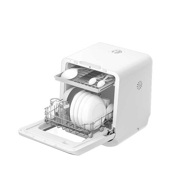 【年度推荐】美的洗碗机 小巧易安装 360°高压冲洗 二星消毒 热风烘干 M10Pro