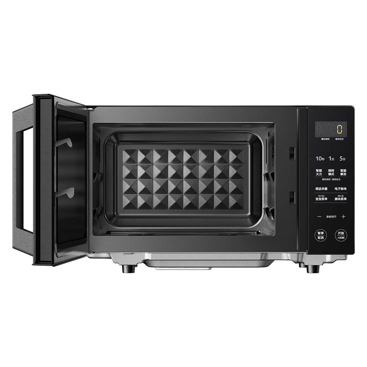 美的一级能效25升大功率变频微波炉烤箱一体机速热平板式微波炉家用  PC2323W