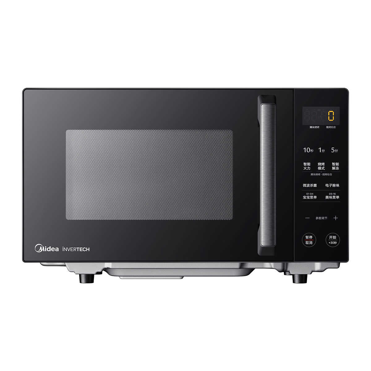 美的一级能效25升大功率变频微波炉烤箱一体机速热平板式微波炉家用  PC2323W