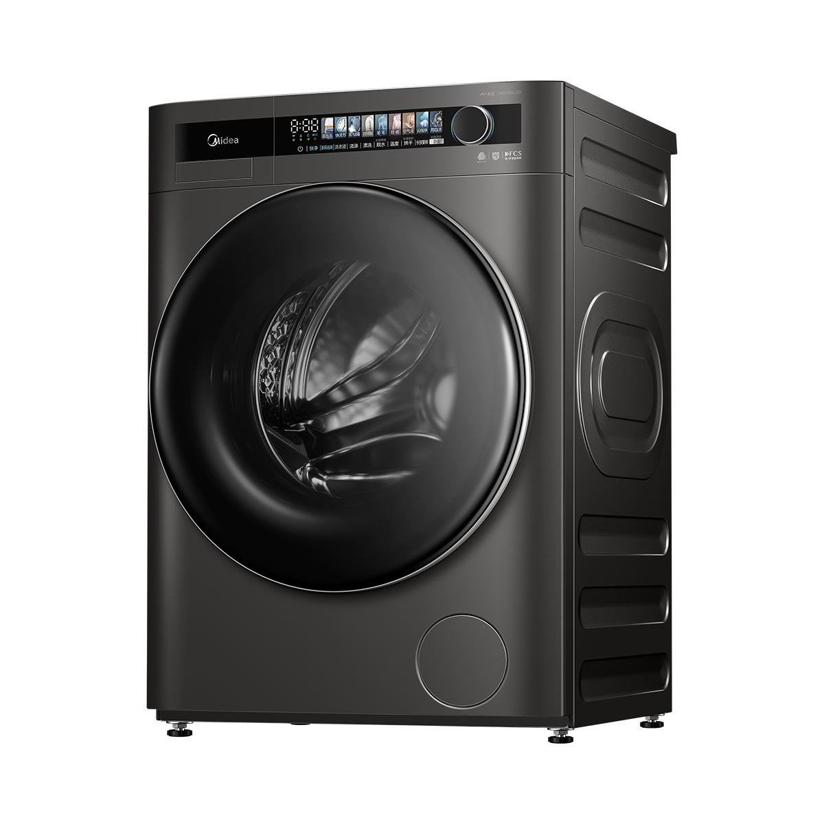 MD100L30I ⓐ ,滚筒洗干一体机 金属钛 220V,1Ph 50Hz 转速1200 带银离子