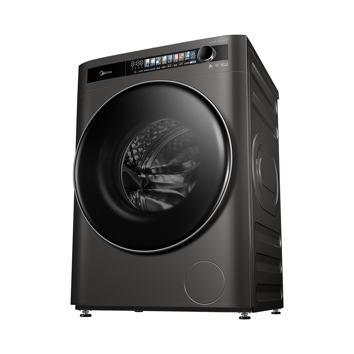 MD100L30I ⓐ ,滚筒洗干一体机 金属钛 220V,1Ph 50Hz 转速1200 带银离子