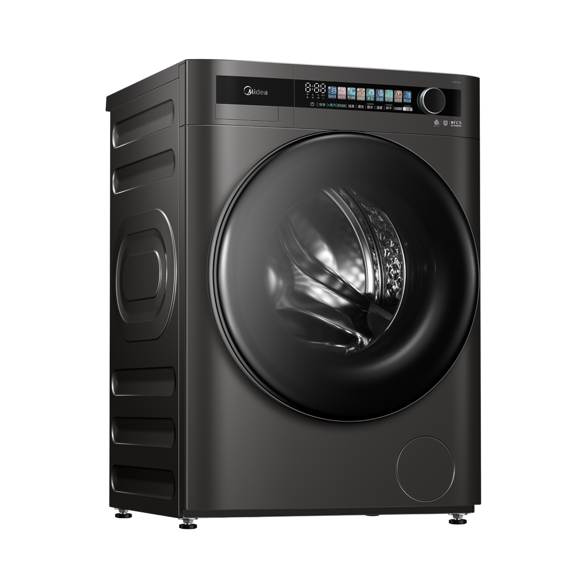 美的MD100L1 ⓐ ,滚筒洗烘一体机 金属钛