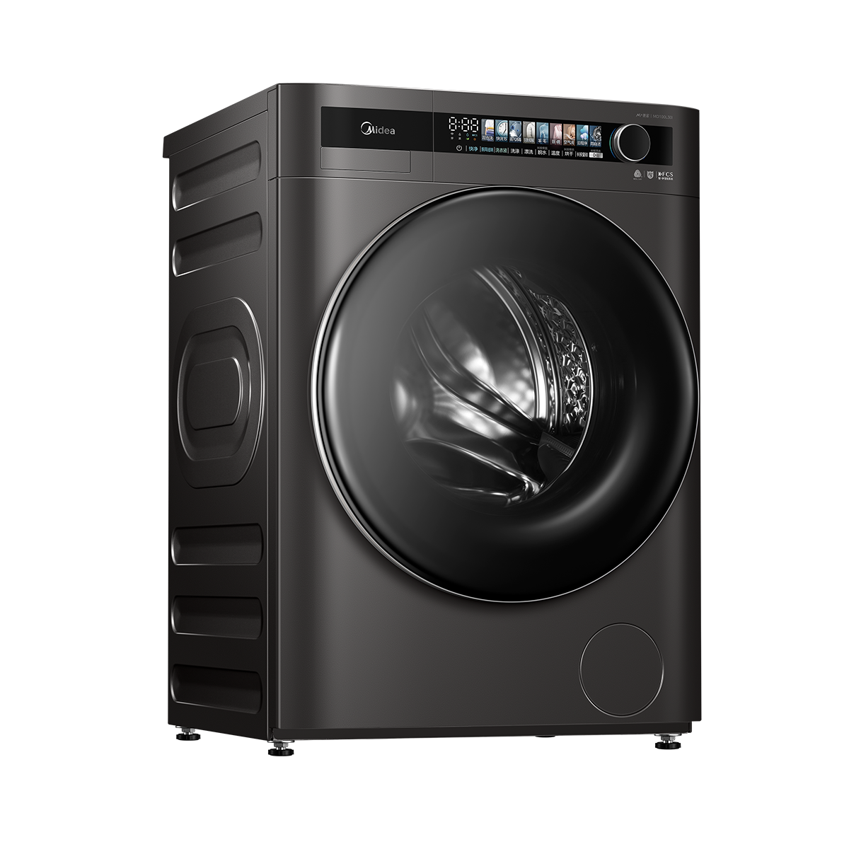 MD100L30I ⓐ ,滚筒洗干一体机 金属钛 220V,1Ph 50Hz 转速1200 带银离子