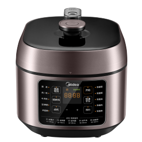 美的电压力锅 5L容量 0涂层内胆 创新少盐提鲜 一锅双胆 MY-C540G 