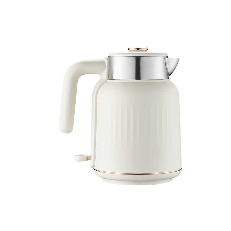 轻奢复古式电水壶1.5L  一键55℃保温 304不锈钢 双层隔热防烫 MK-SH51-Q 
