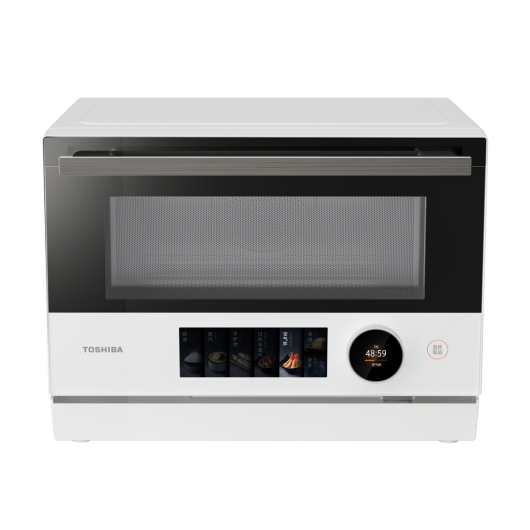东芝（TOSHIBA）微蒸烤炸一体机家用变频微波炉风炉烤箱空气炸 ER-YT7232CNW 大蒸汽