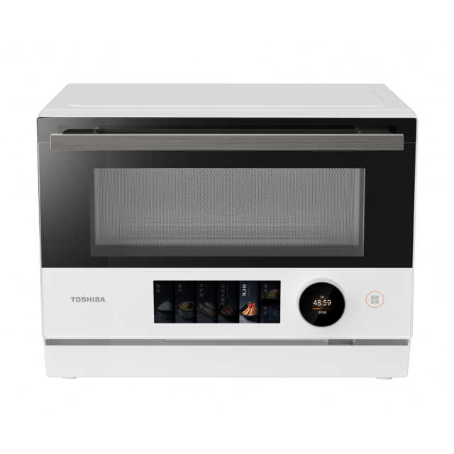东芝（TOSHIBA）微蒸烤炸一体机家用变频微波炉风炉烤箱空气炸 ER-YT7232CNW 大蒸汽