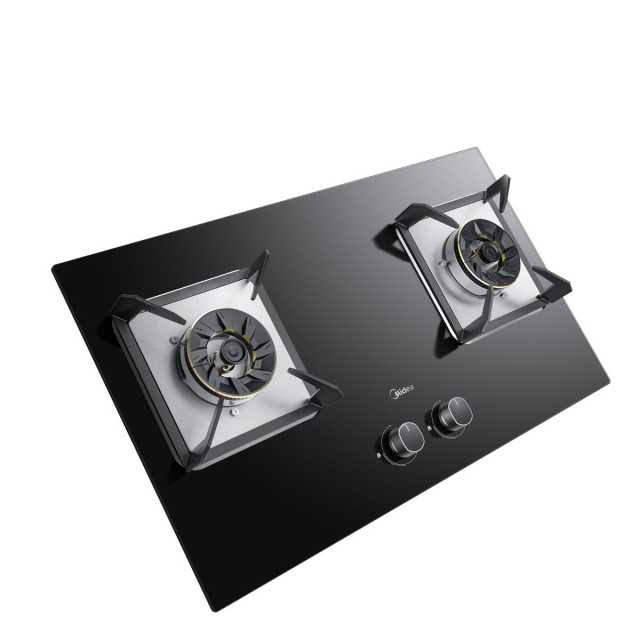 JZY-X46 嵌入式燃气灶 钢化玻璃 双头 液化气 一级能效