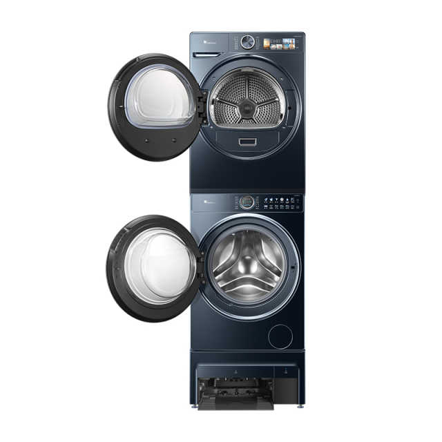 小天鹅双洗站AIR+洗烘套装10KG超薄全嵌超微净泡 TG100RM9ILZ+TH100QH19WZ
