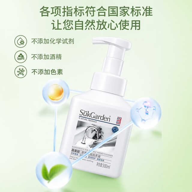 蔬果园（SukGarden）茶香泡泡洗手液500ml