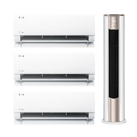 美的空调酷省电锐静套装三室一厅1.5匹*3+3匹 35KS1-1*3 + 72VHC1Ⅱ