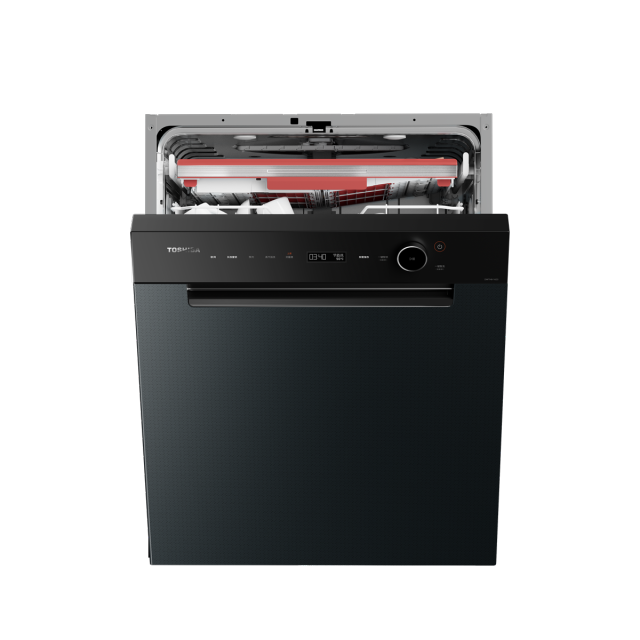 东芝（TOSHIBA）TH8 嵌入式洗碗机18套 卫星喷臂膀 120℃高温蒸汽  五星消毒