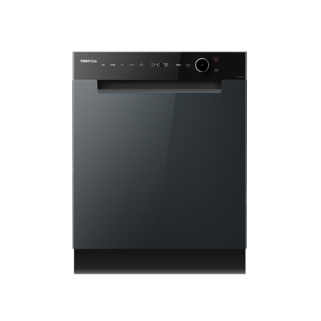 东芝（TOSHIBA）TH8 嵌入式洗碗机18套 卫星喷臂膀 120℃高温蒸汽  五星消毒