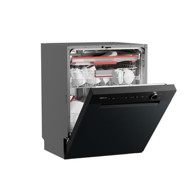 东芝（TOSHIBA）TH8 嵌入式洗碗机18套 卫星喷臂膀 120℃高温蒸汽  五星消毒