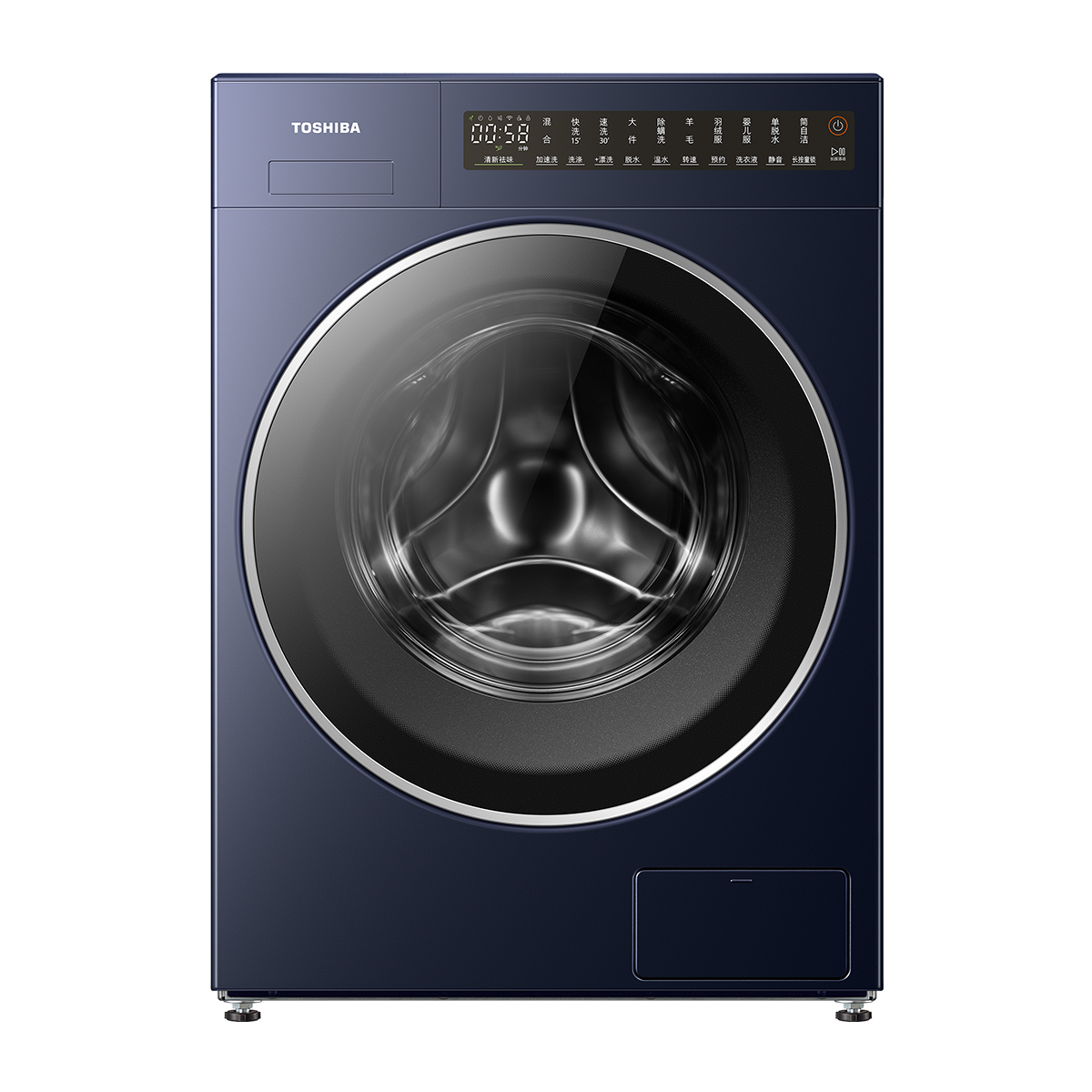 DG-10TC22BG 滚筒洗衣机 空山黛 220V,1Ph 50Hz 转速1400 带银离子