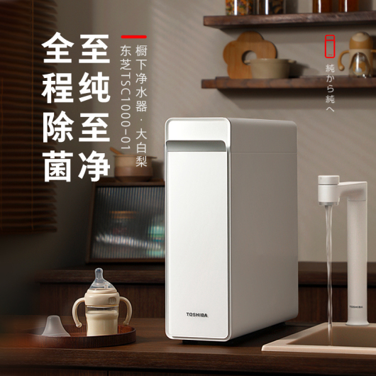 东芝（TOSHIBA）TSC1000 大白梨净水机 1000G UV杀菌  双水路设计