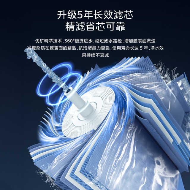 美的 优矿净水机 800G通量 6年长效 0陈水 母婴直饮  MNC2088-800G