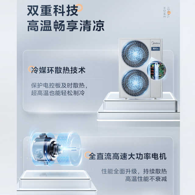 MDS-120W-E01-XGpro 变频 一拖多外机 卡其 美的